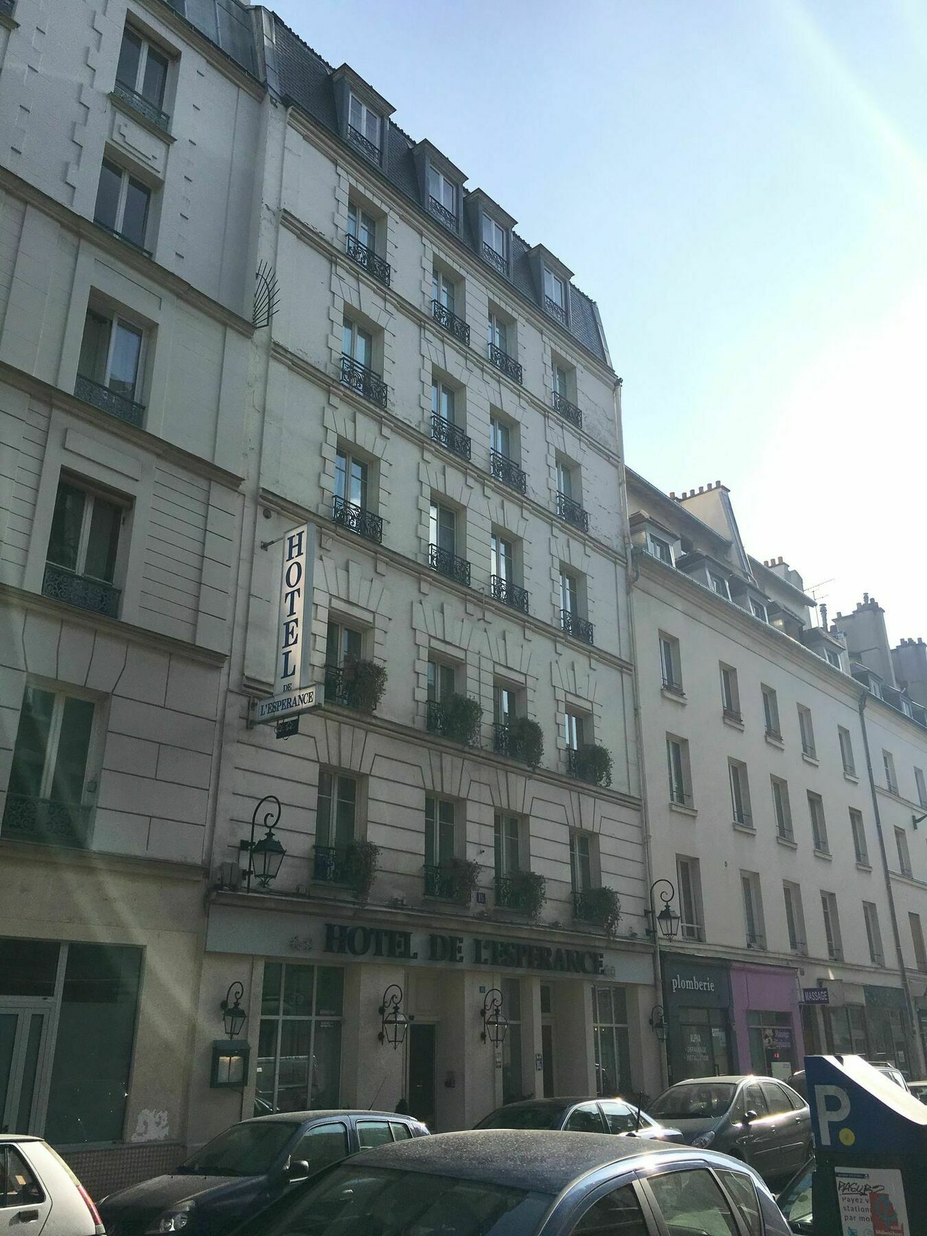 Hotel De L'Esperance Paris Dış mekan fotoğraf